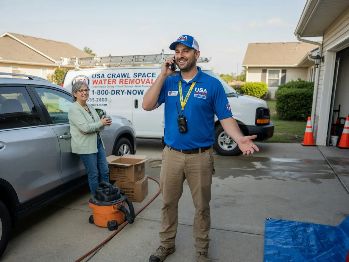 Crawl Space Water Removal Mount Holly, AR FAQs